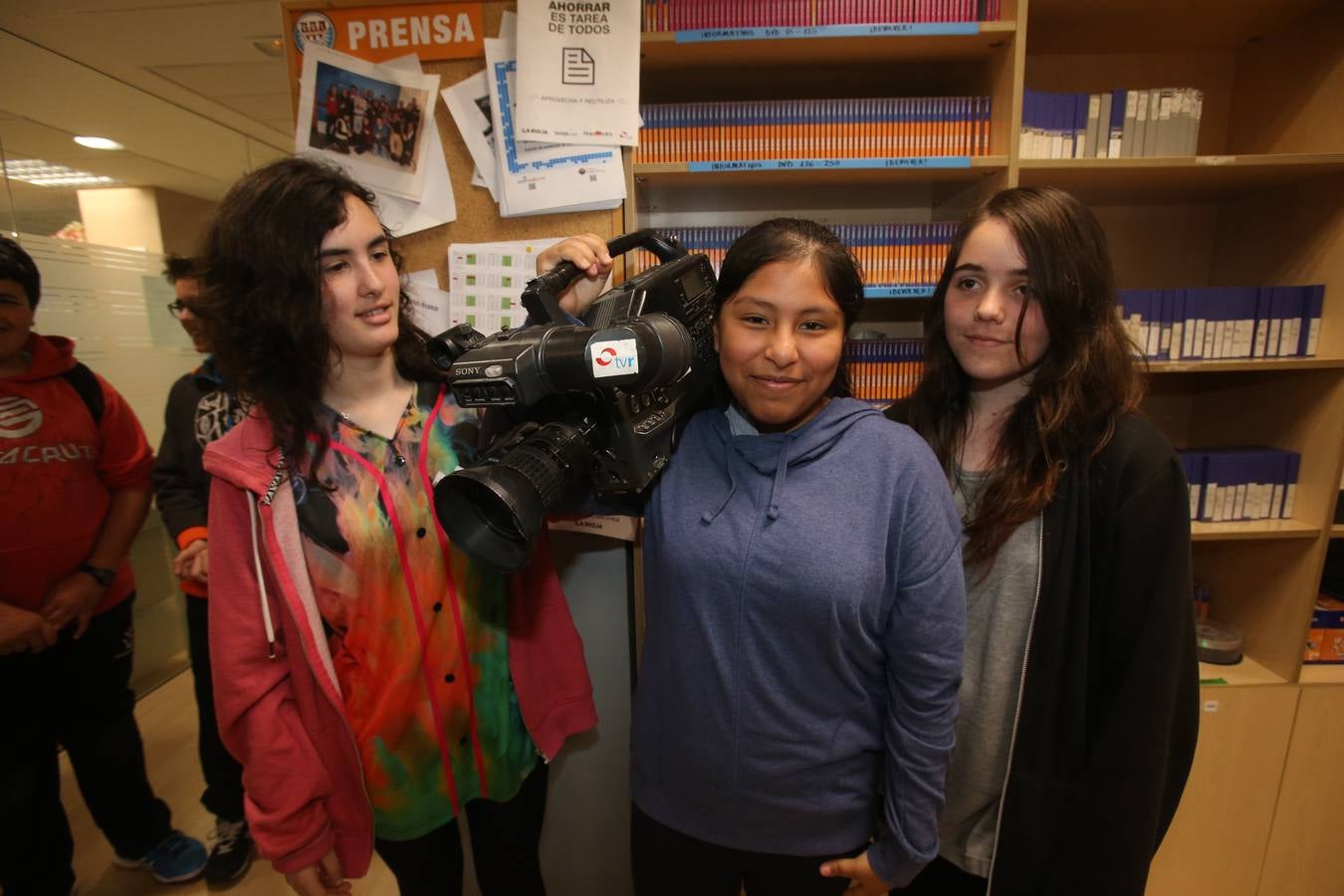 Los alumnos de 2º B de la ESO del Sagasta visitan la multimedia de Diario LA RIOJA