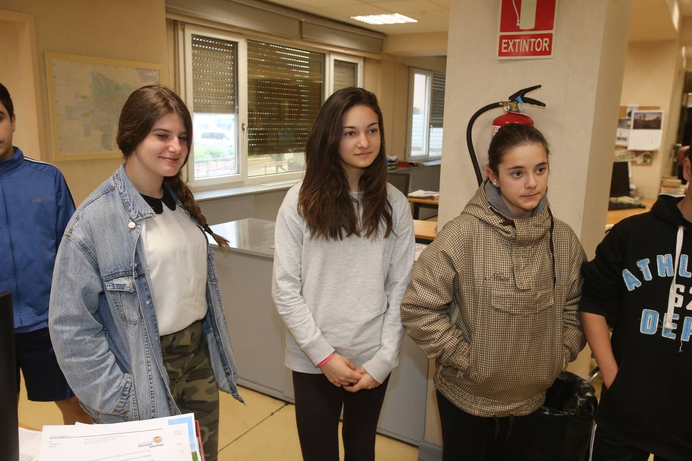 Los alumnos de 2º B de la ESO del Sagasta visitan la multimedia de Diario LA RIOJA