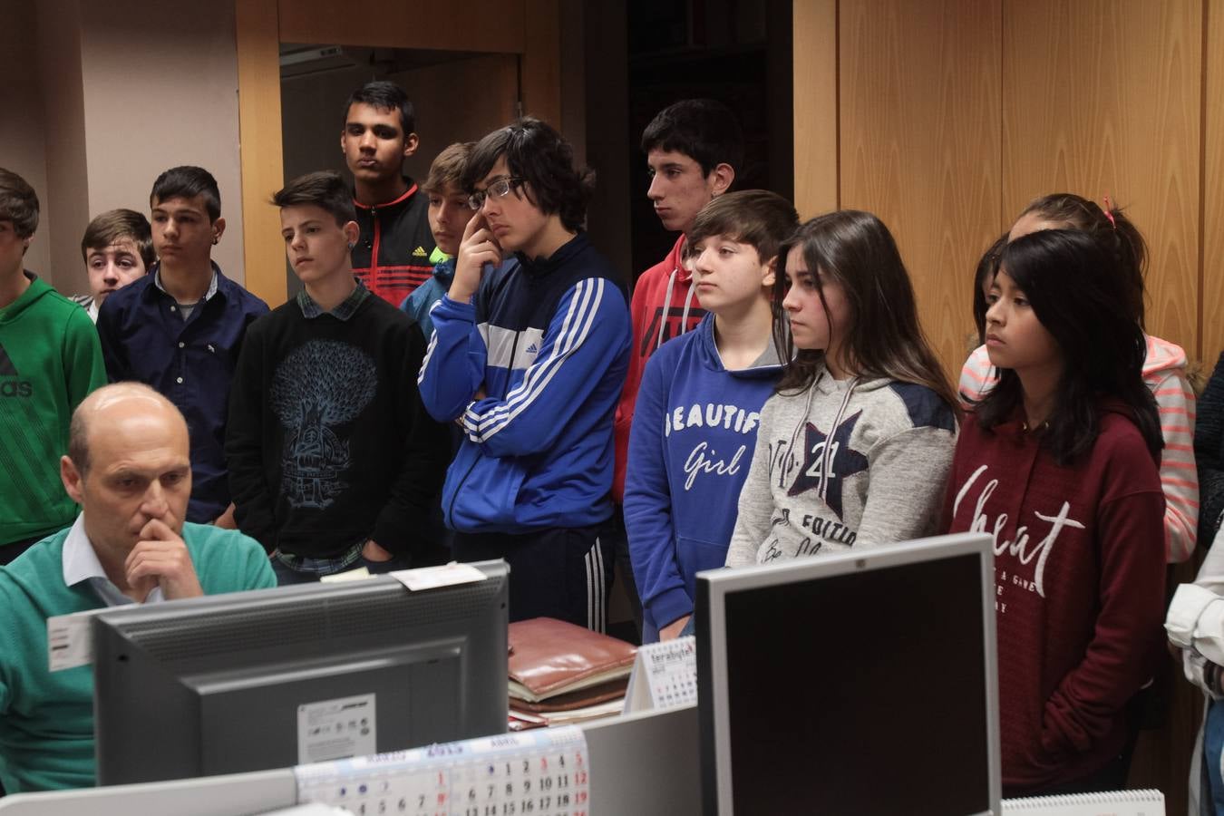 Alumnos del Sagasta visitan Diario LA RIOJA