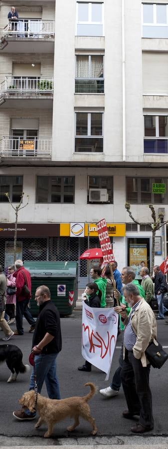 Manifestación del Primero de Mayo en Logroño