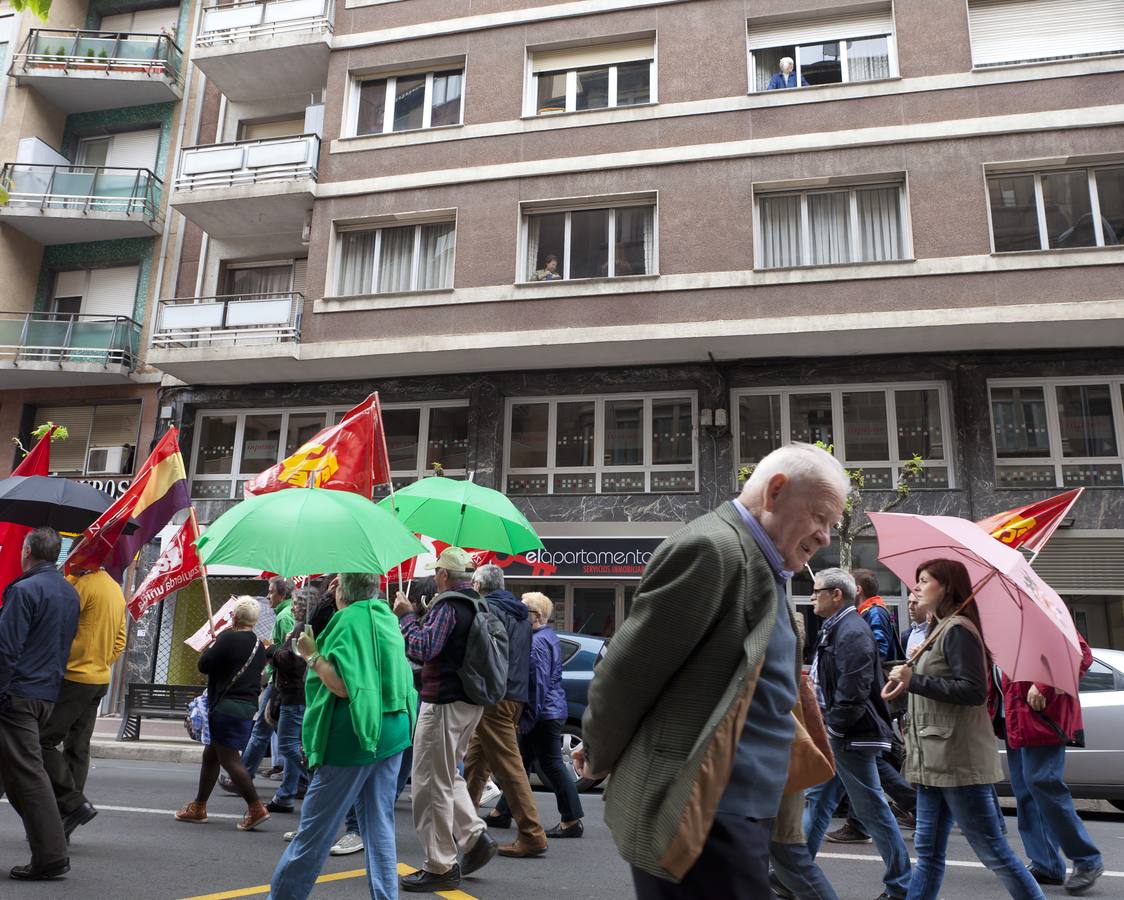 Manifestación del Primero de Mayo en Logroño