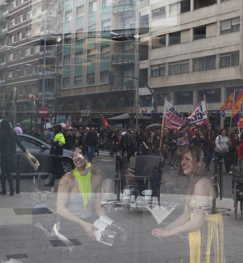 Manifestación del Primero de Mayo en Logroño