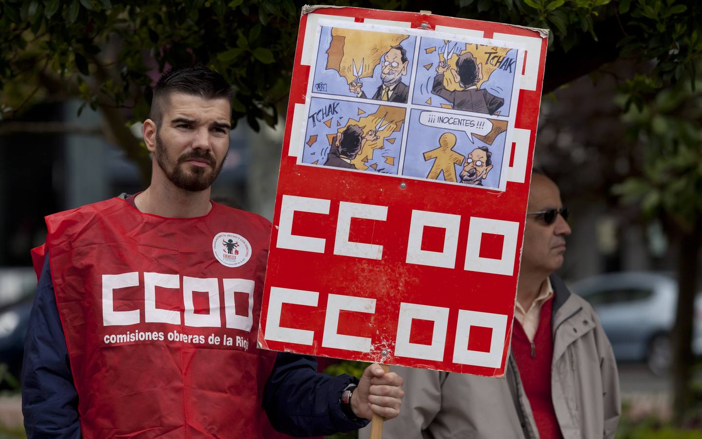 Manifestación del Primero de Mayo en Logroño