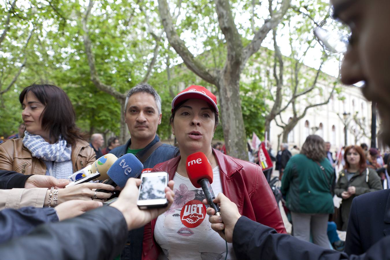 Manifestación del Primero de Mayo en Logroño