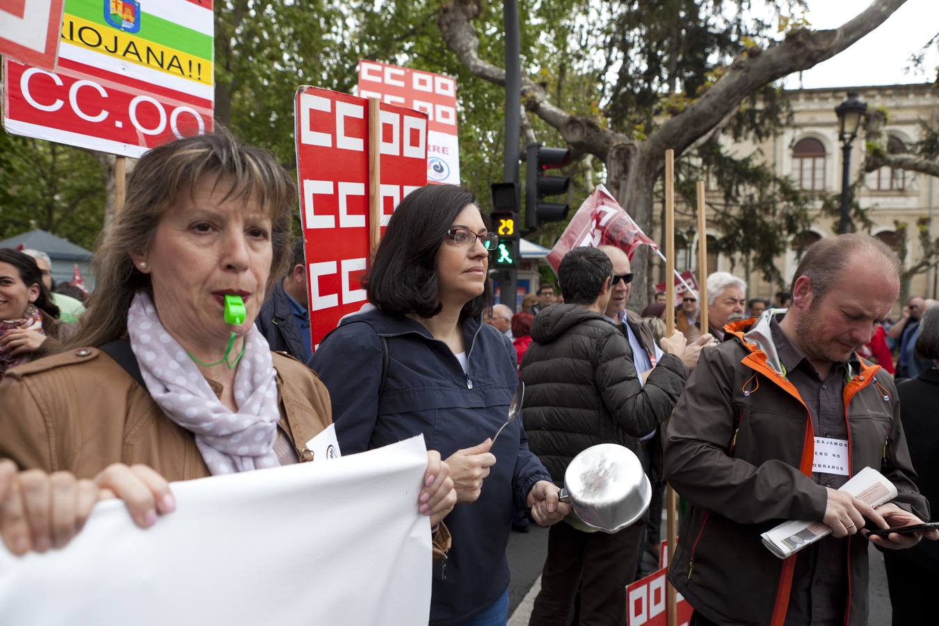 Manifestación del Primero de Mayo en Logroño