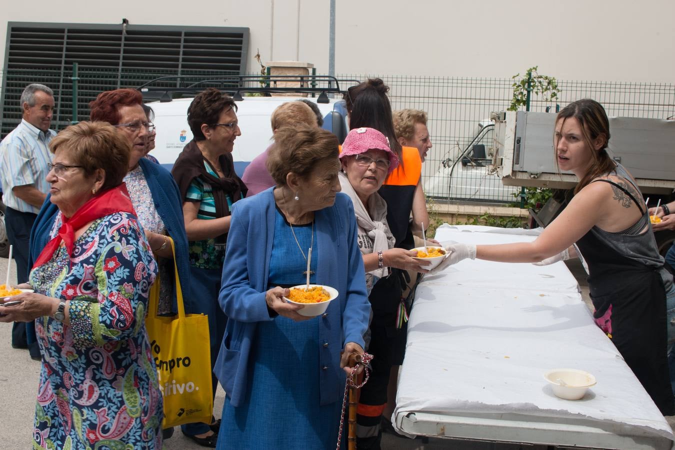 Santo Domingo celebra un concurso de paellas en el penúltimo día de fiestas