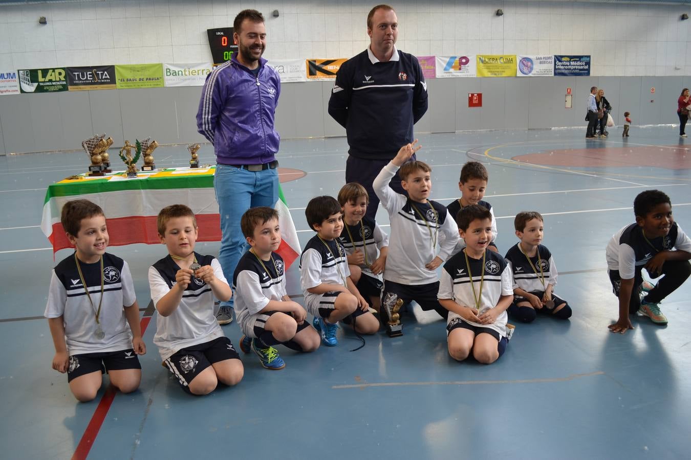 Torneo de fútbol sala prebenjamin en Nájera