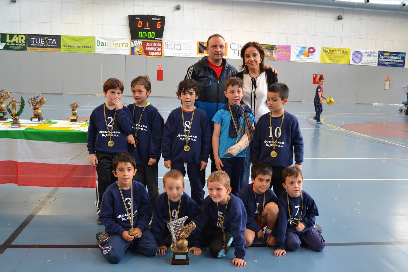 Torneo de fútbol sala prebenjamin en Nájera