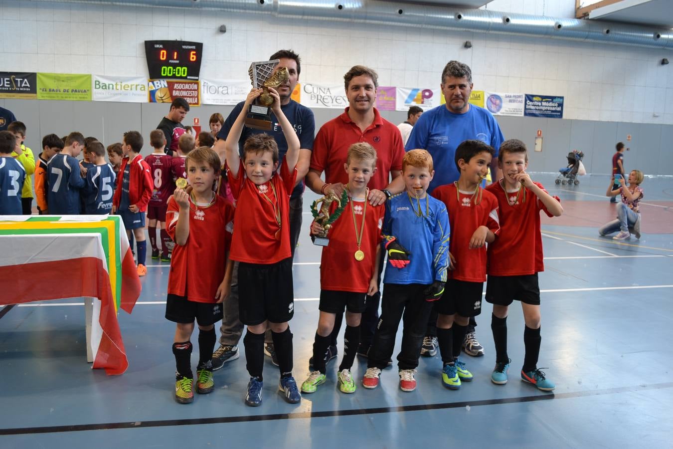 Torneo de fútbol sala prebenjamin en Nájera