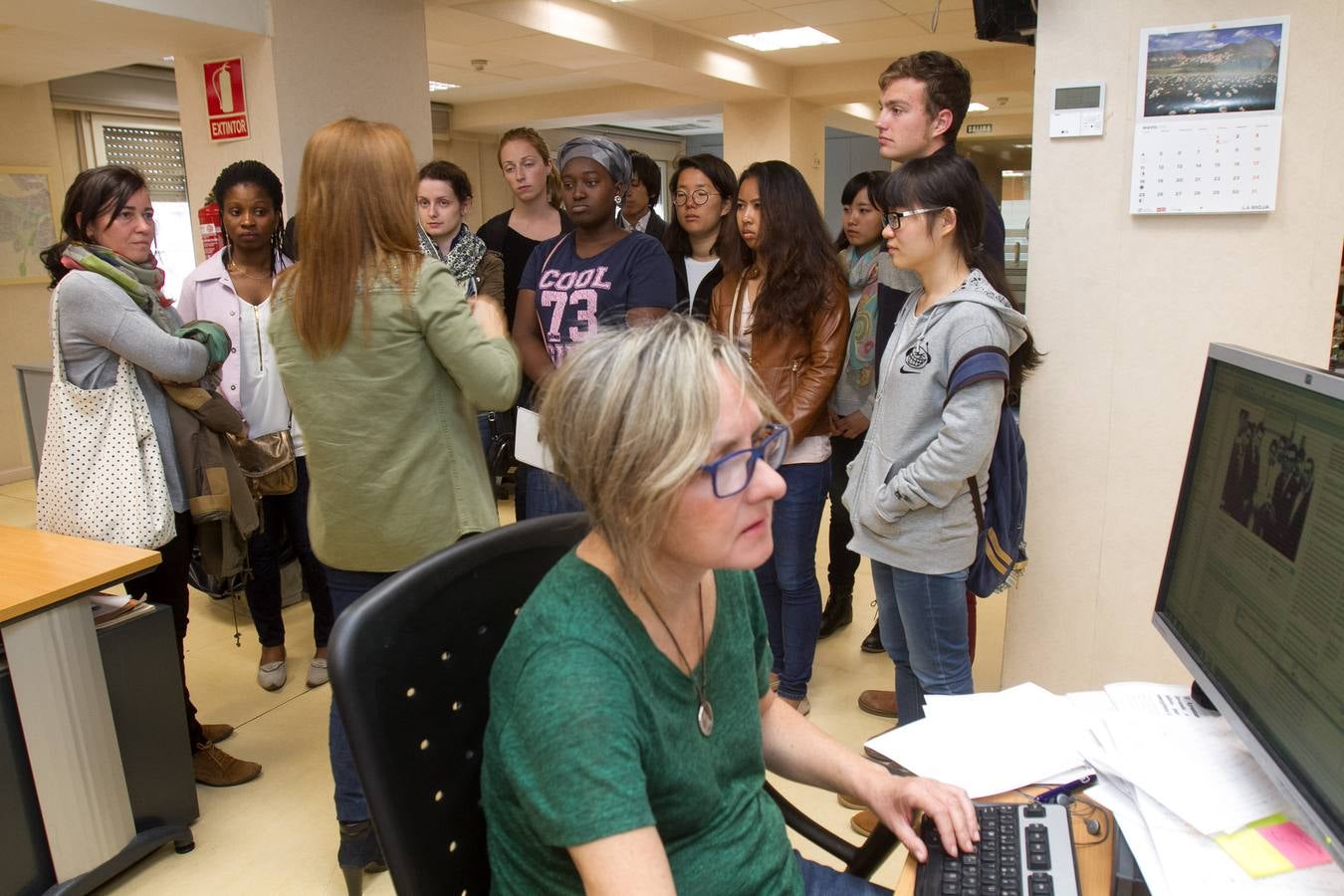 Visita de los alumnos de los Cursos de Lengua y Cultura española de la Fundación UR