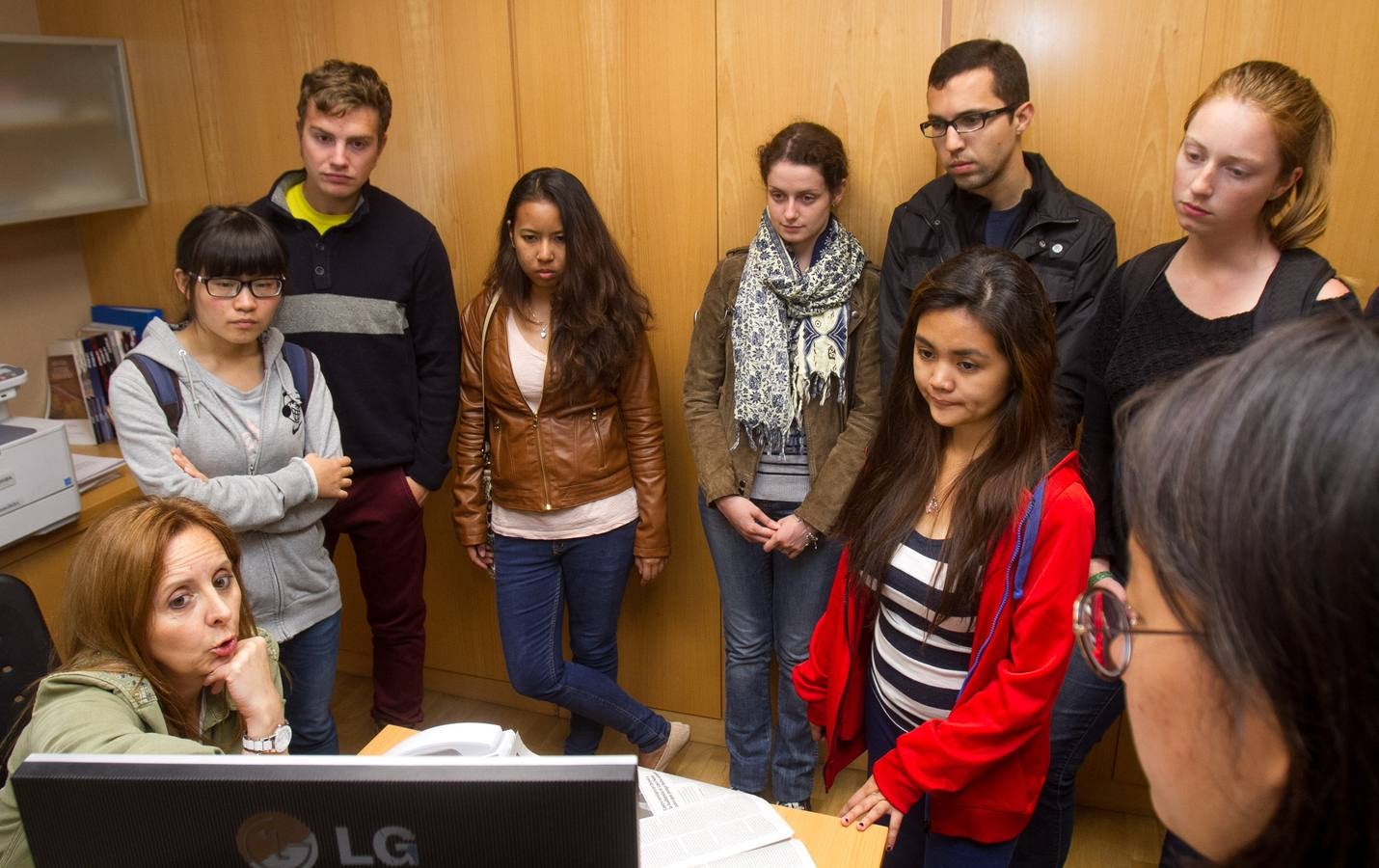 Visita de los alumnos de los Cursos de Lengua y Cultura española de la Fundación UR