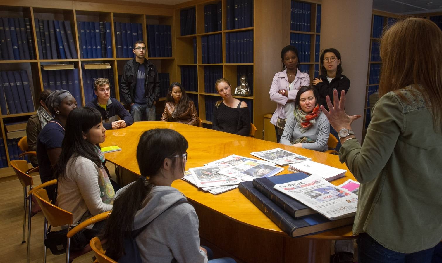 Visita de los alumnos de los Cursos de Lengua y Cultura española de la Fundación UR
