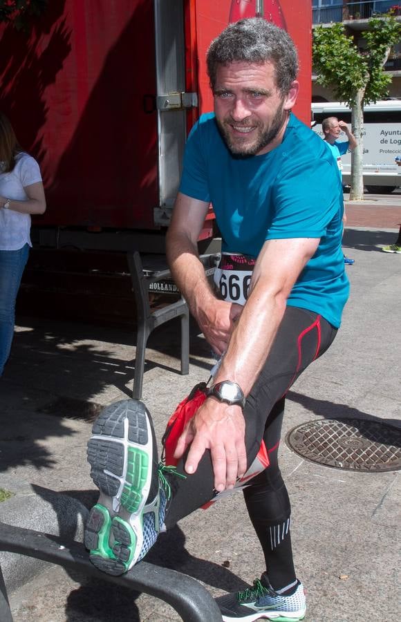 Media Maratón de La Rioja: Masaje y estiramientos