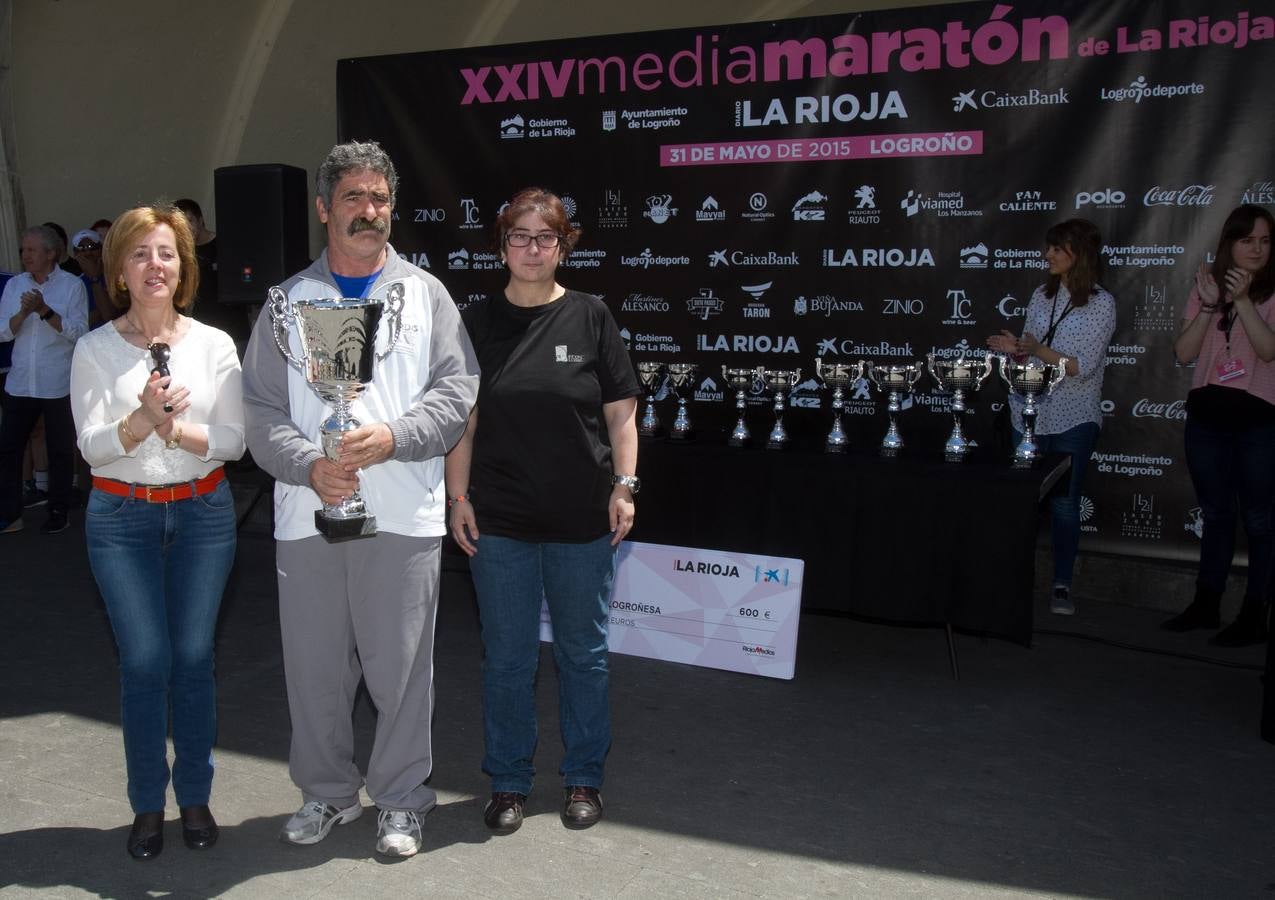 Media Maratón de La Rioja: El podio