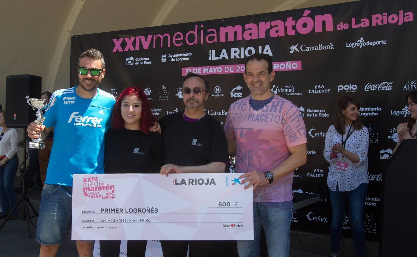 Media Maratón de La Rioja: El podio