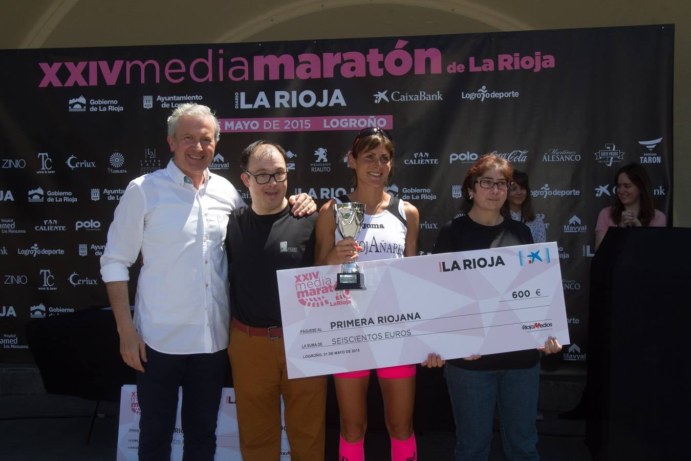 Media Maratón de La Rioja: El podio