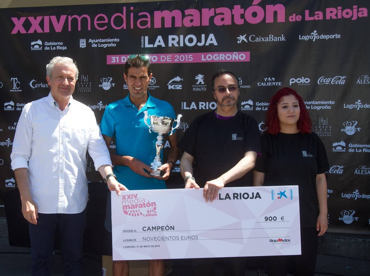 Media Maratón de La Rioja: El podio