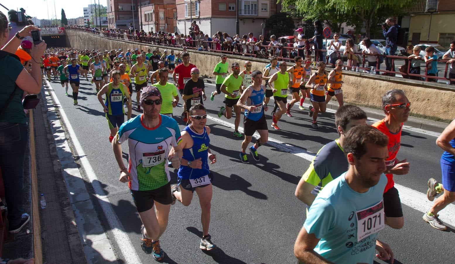 Media Maratón de La Rioja: La salida y la carrera por las calles logroñesas