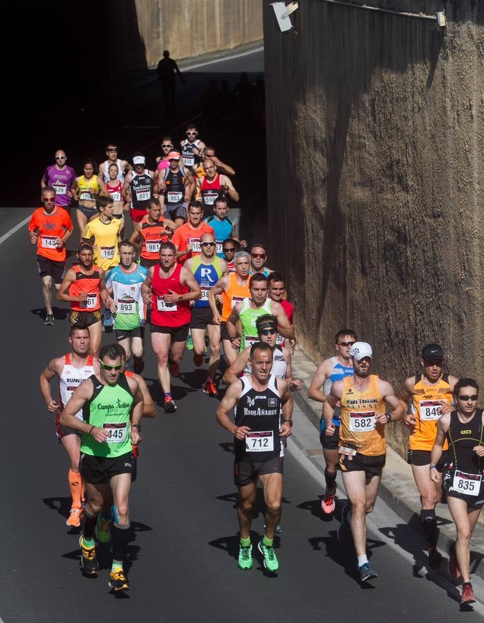 Media Maratón de La Rioja: La salida y la carrera por las calles logroñesas