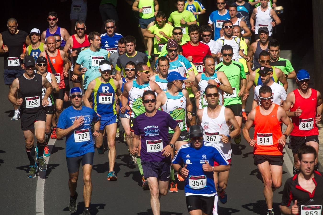 Media Maratón de La Rioja: La salida y la carrera por las calles logroñesas