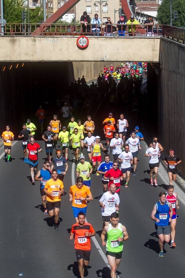 Media Maratón de La Rioja: La salida y la carrera por las calles logroñesas