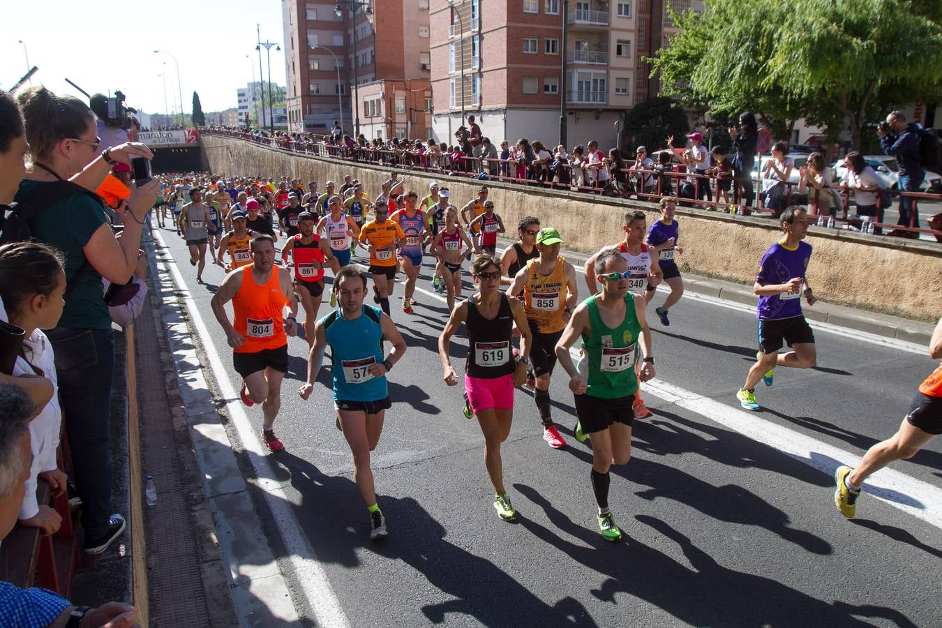 Media Maratón de La Rioja: La salida y la carrera por las calles logroñesas