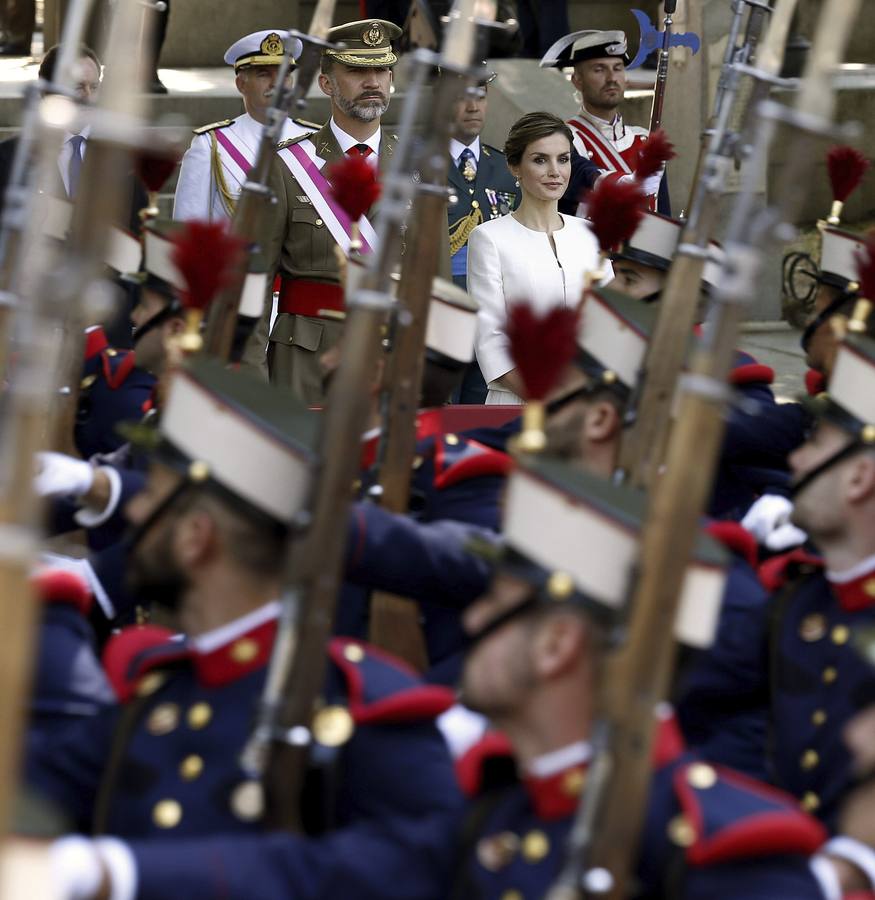 Los Reyes presiden el acto central del Día de las Fuerzas Armadas