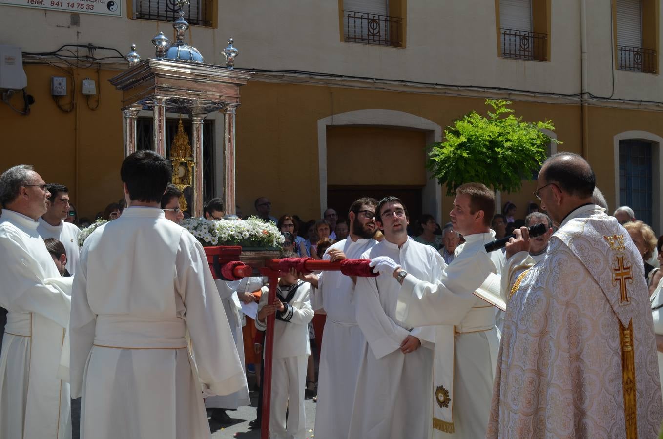 Celebración del Corpus en Calahorra