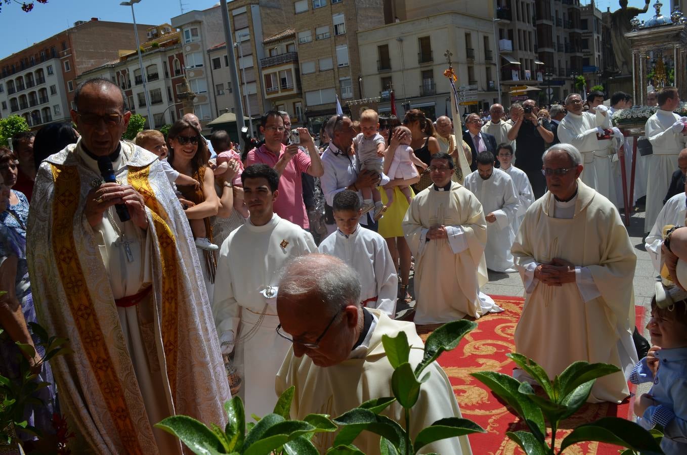 Celebración del Corpus en Calahorra