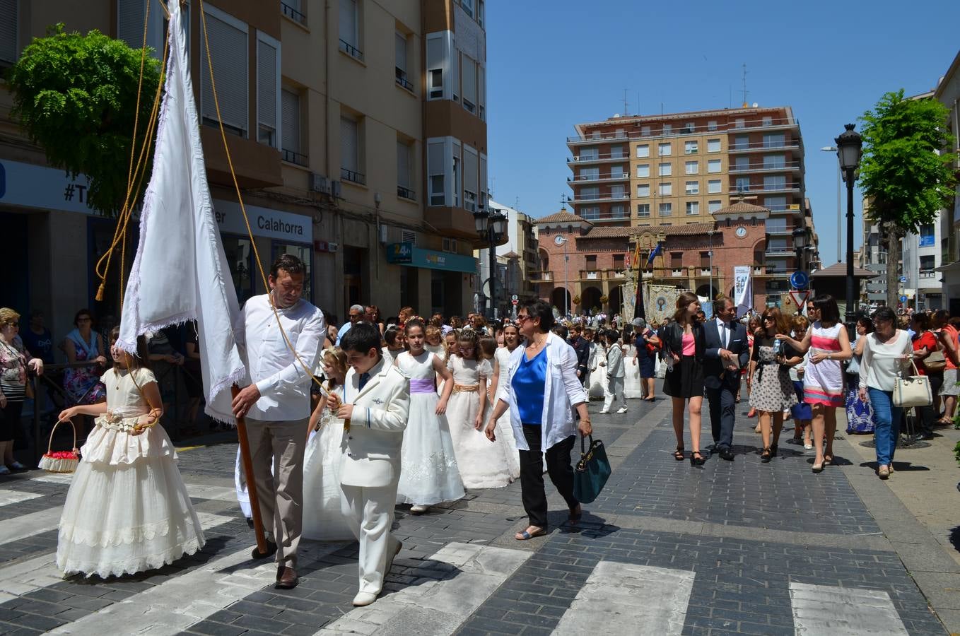 Celebración del Corpus en Calahorra