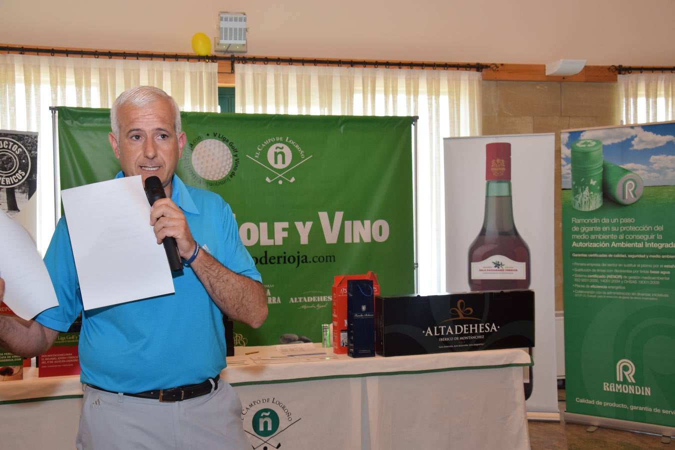 Torneo de Patrocinadores de la Liga Golf y Vino: Los premios (I)