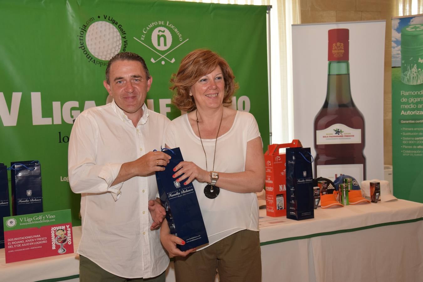 Torneo de Patrocinadores de la Liga Golf y Vino: Los premios (I)