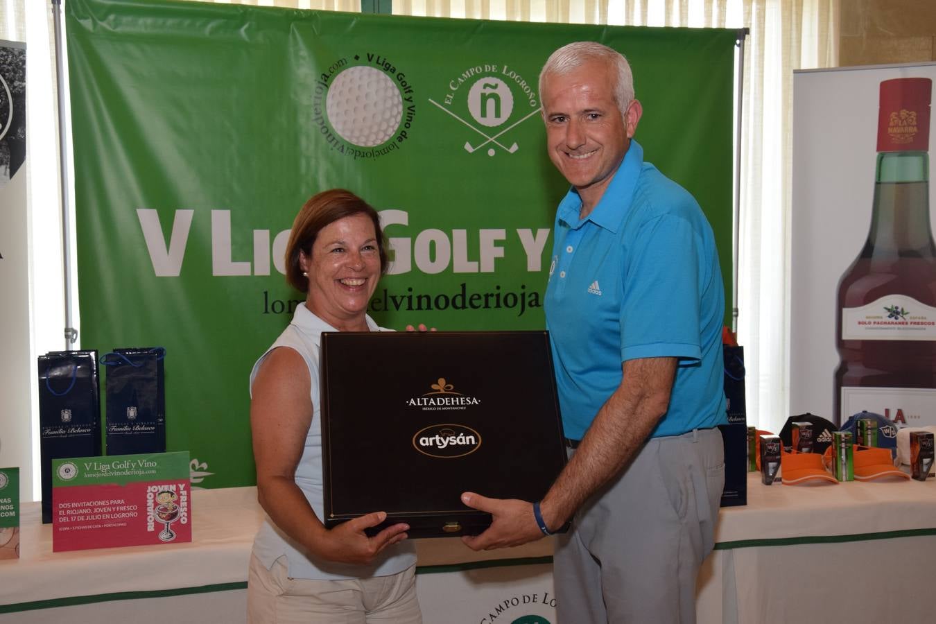 Torneo de Patrocinadores de la Liga Golf y Vino: Los premios (I)