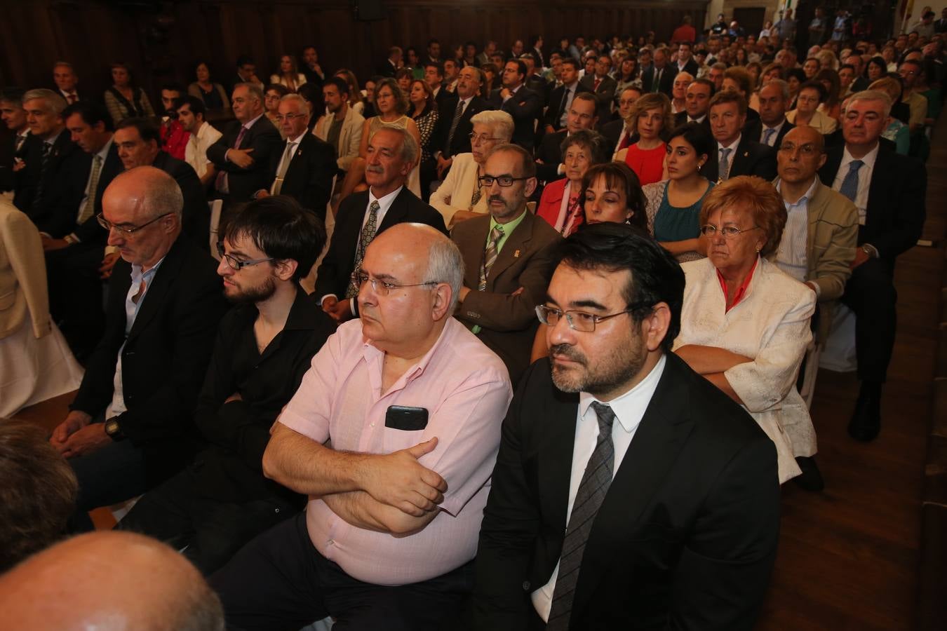 Los asistentes a la entrega de las Medallas de La Rioja