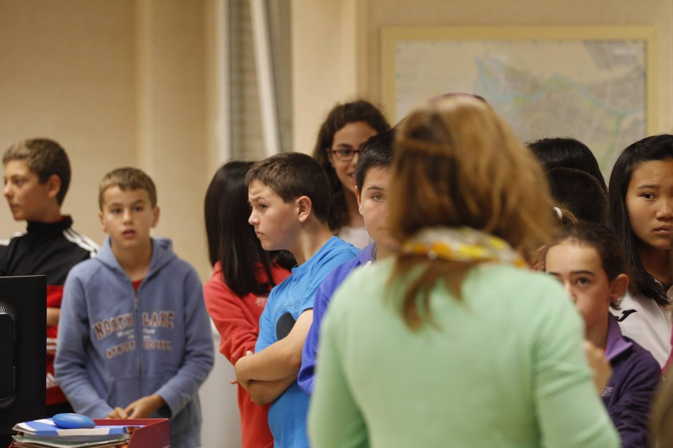 Los alumnos de 6º A del Colegio Las Gaunas de Logroño visita la multimedia de Diario LA RIOJA