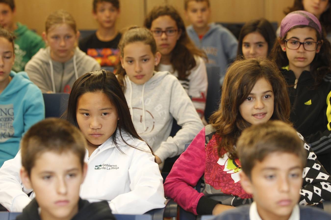 Los alumnos de 6º A del Colegio Las Gaunas de Logroño visita la multimedia de Diario LA RIOJA