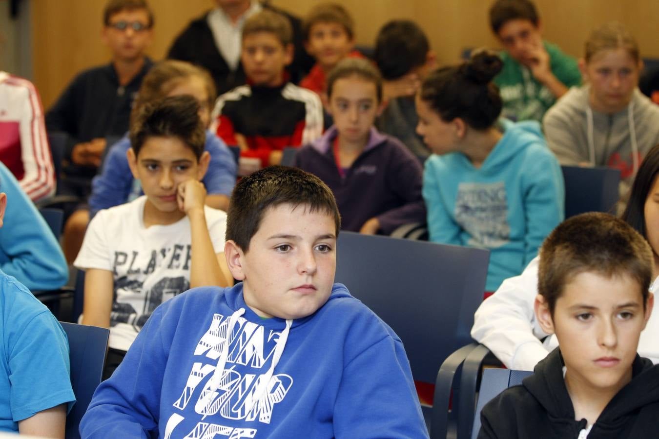 Los alumnos de 6º A del Colegio Las Gaunas de Logroño visita la multimedia de Diario LA RIOJA