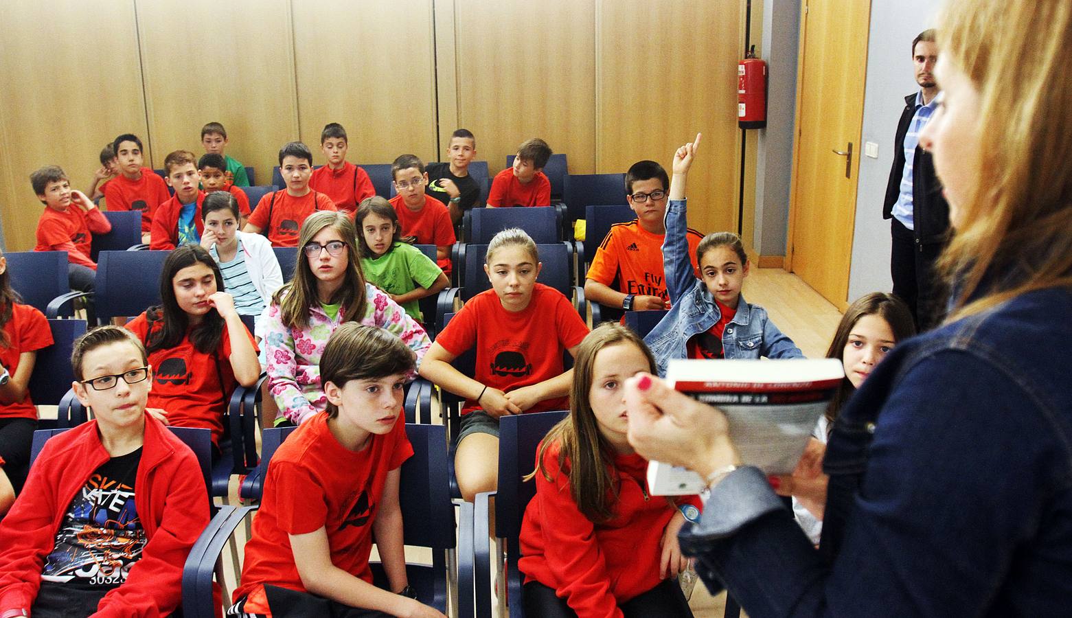 Los alumnos de 6 º C del Colegio Las Gaunas de Logroño visitan la multimedia de Diario LA RIOJA