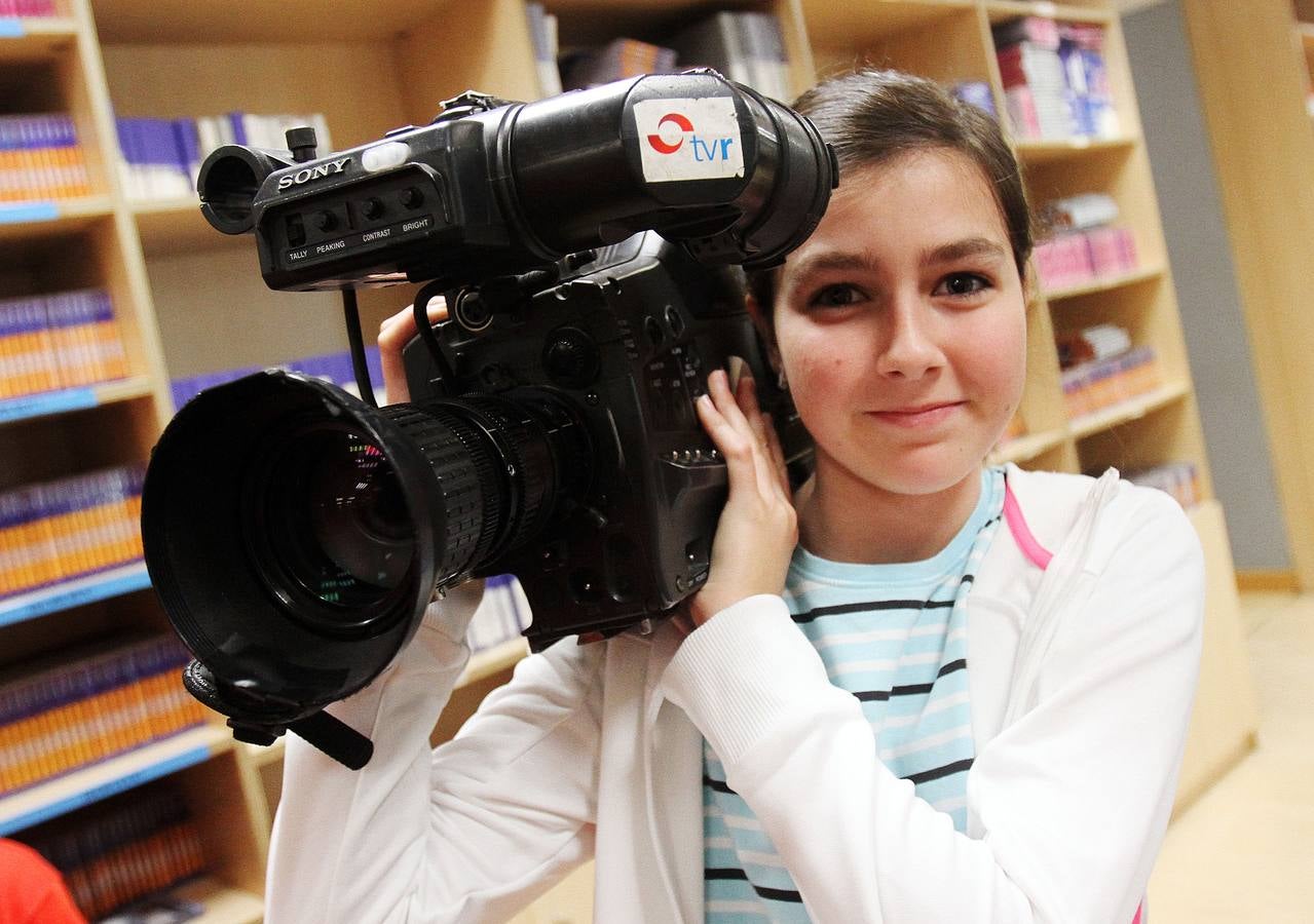 Los alumnos de 6 º C del Colegio Las Gaunas de Logroño visitan la multimedia de Diario LA RIOJA