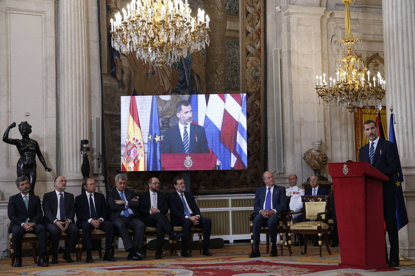 El Palacio Real acoge la celebración del treinta aniversario de la firma del Tratado de Adhesión de España a las Comunidades Europeas