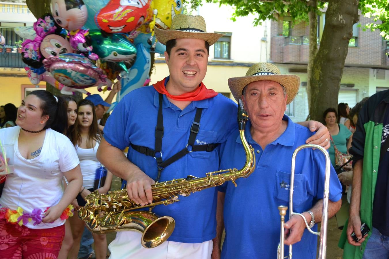 Almuerzo antes de las Vueltas en las fiestas de Nájera