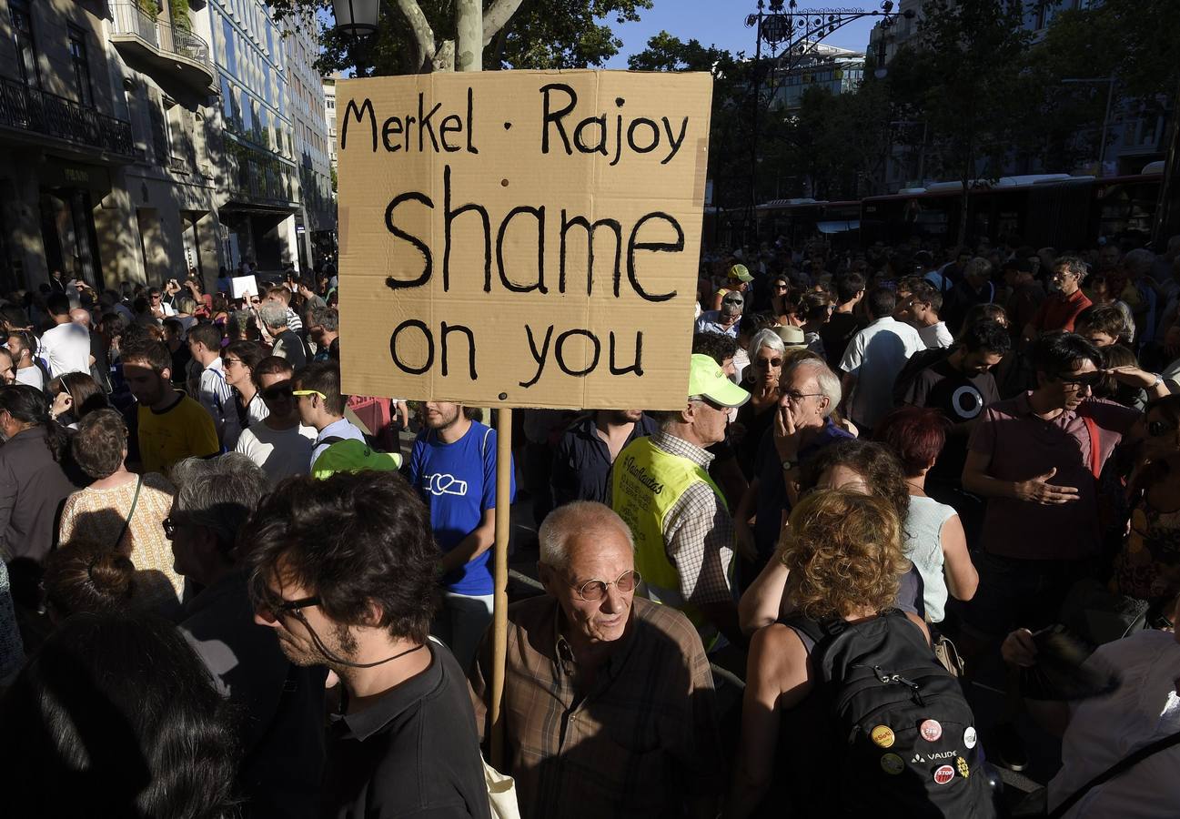 Cerca de 17.000 personas se manifestan a favor del &#039;No&#039; en el referéndum en Grecia