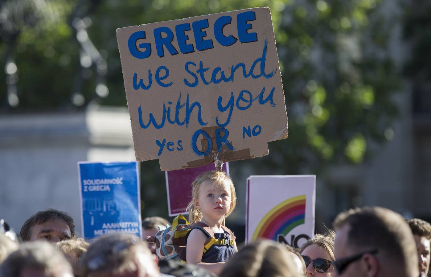 Cerca de 17.000 personas se manifestan a favor del &#039;No&#039; en el referéndum en Grecia