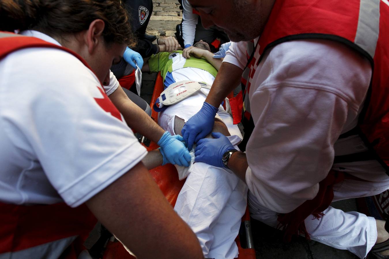 Así ha sido la cogida del joven de Calahorra herido por asta de toro en San Fermín