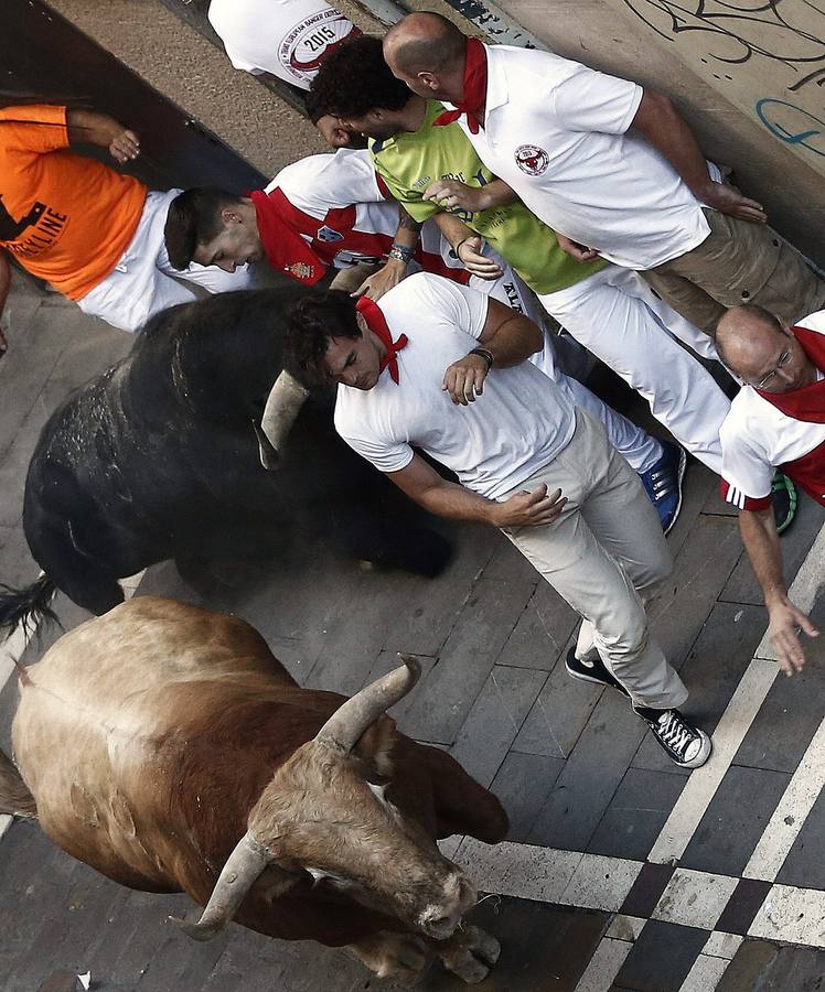 Así ha sido la cogida del joven de Calahorra herido por asta de toro en San Fermín
