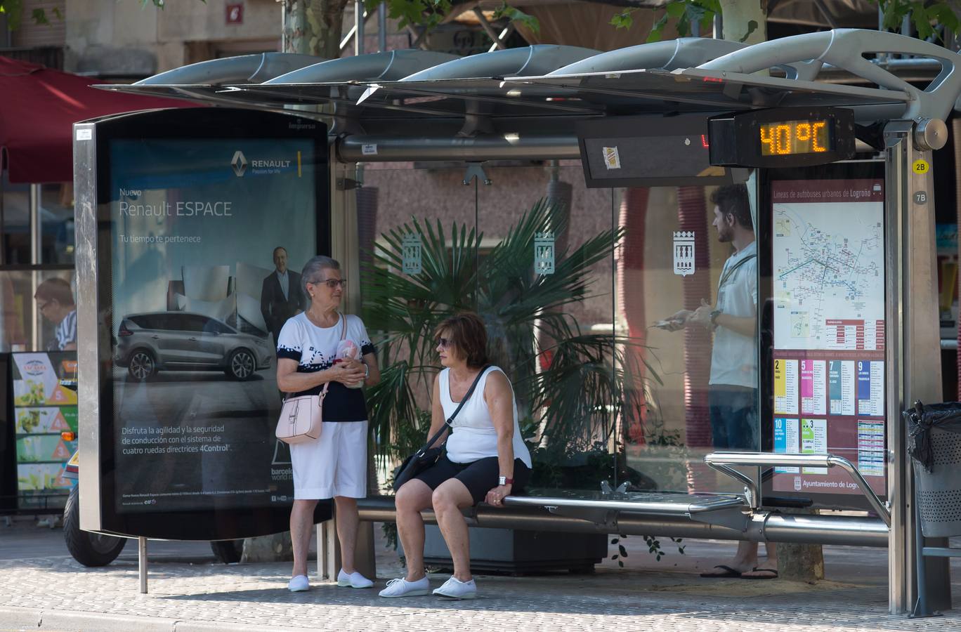 Logroño se derrite con el calor