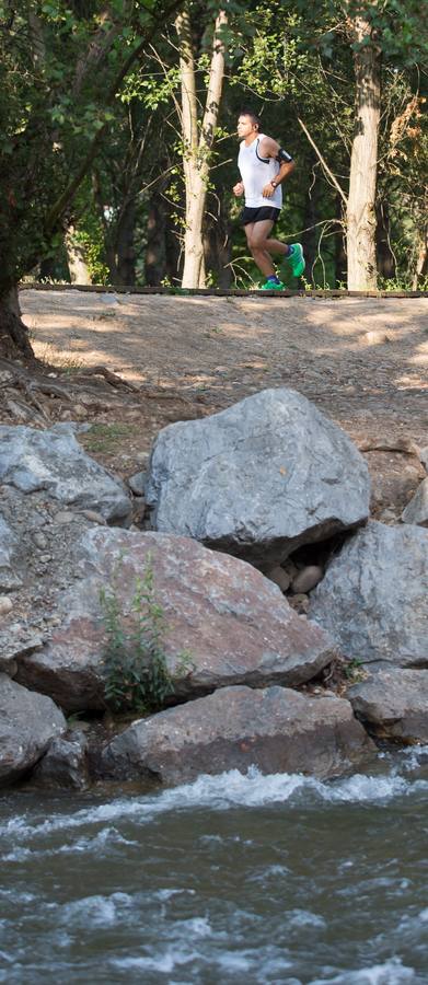 Logroño se derrite con el calor