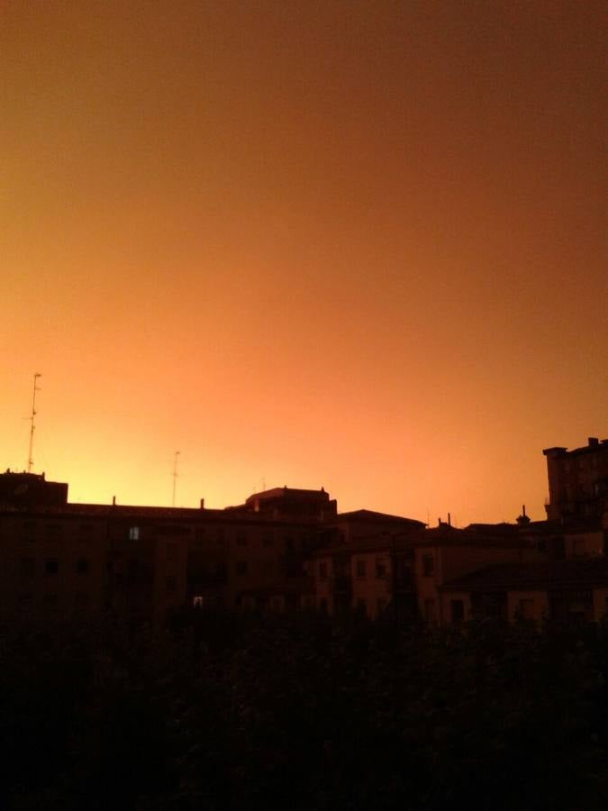 El cielo tras la tormenta en Logroño