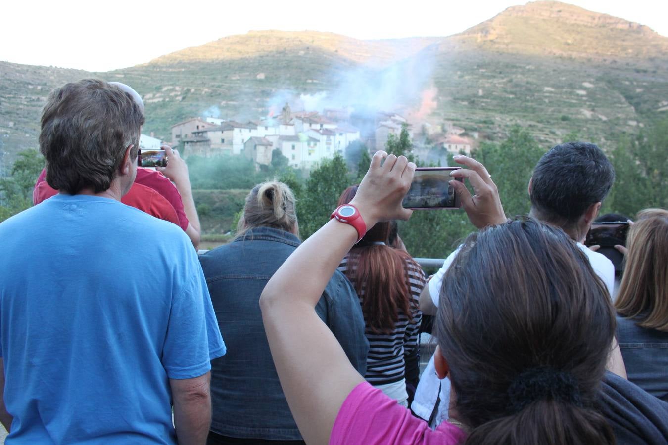 Fiesta del humo en Peroblasco