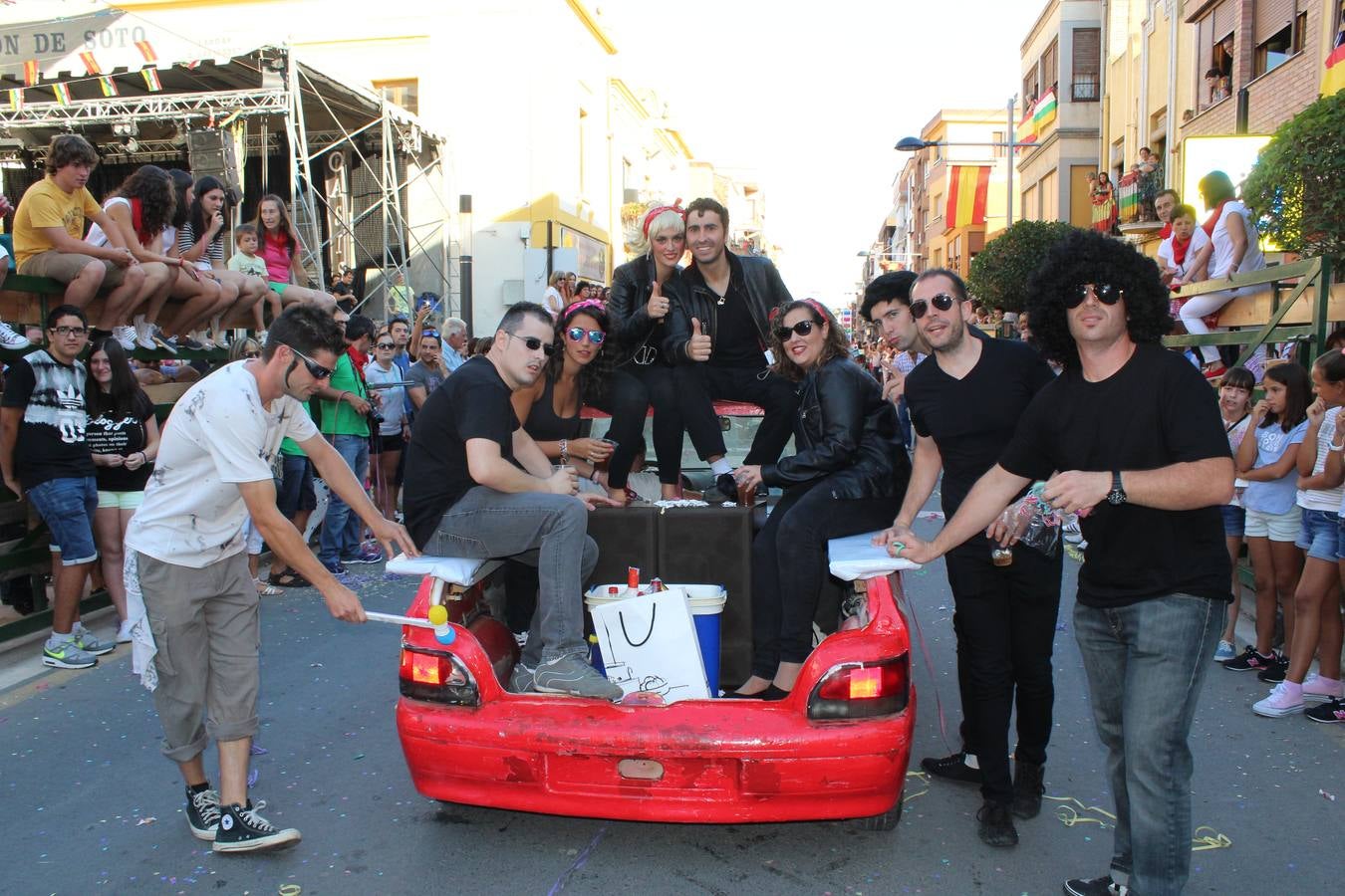 Desfile de carrozas en Rincón de Soto (I)